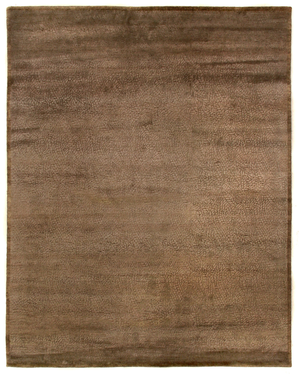 Exquisite Rugs Mosaic 8263 Brown/Silk Area Rug