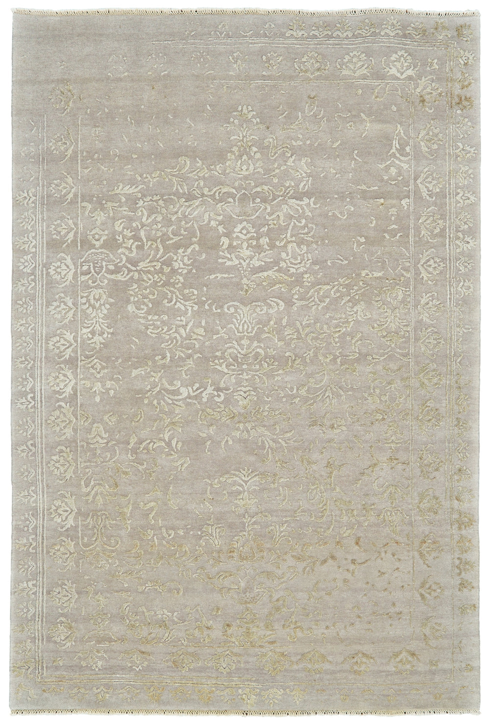 Feizy Escalante 6125F Gray/Gold/Ivory Area Rug