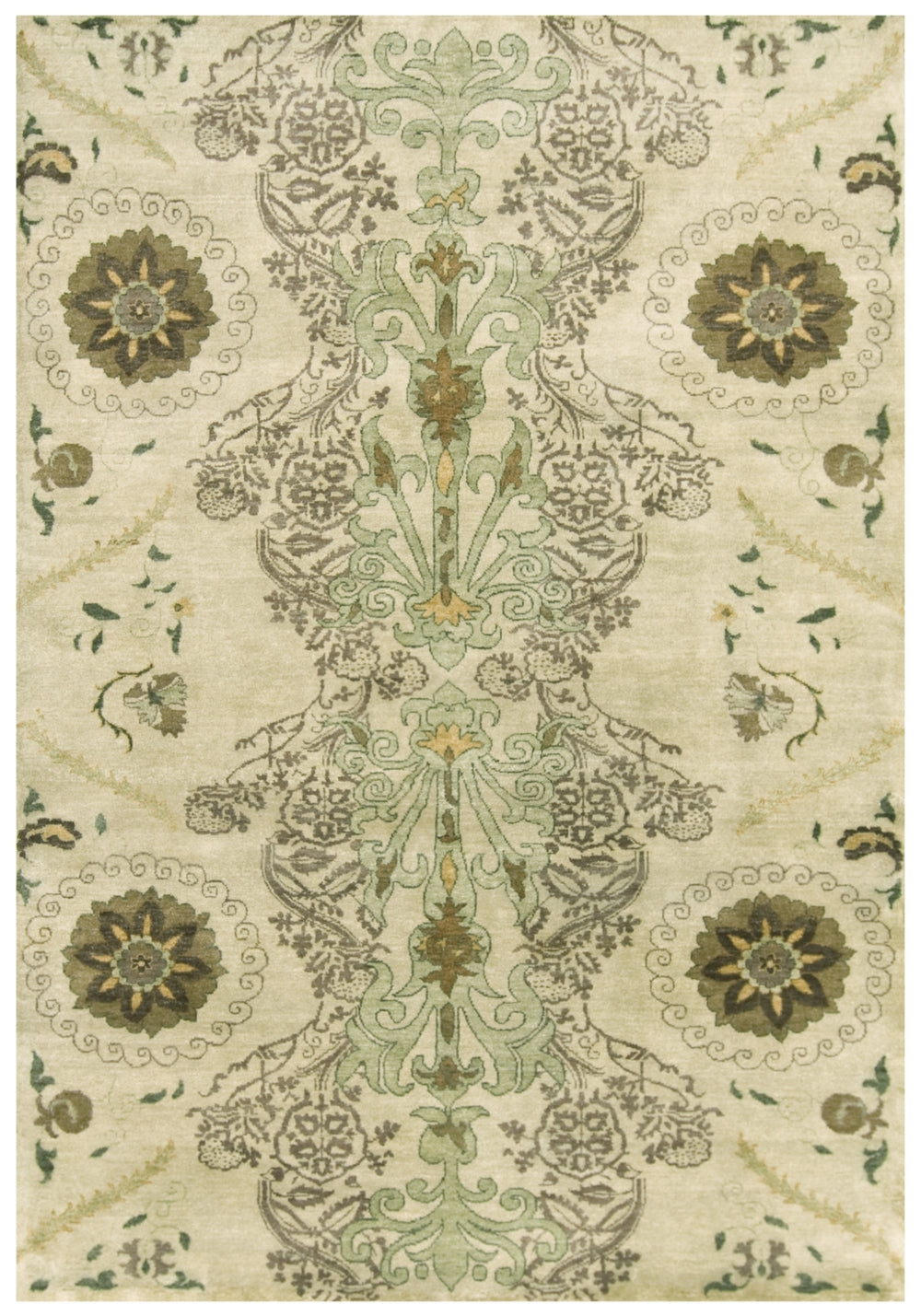 Feizy Vardo 6105F Light Sage Area Rug