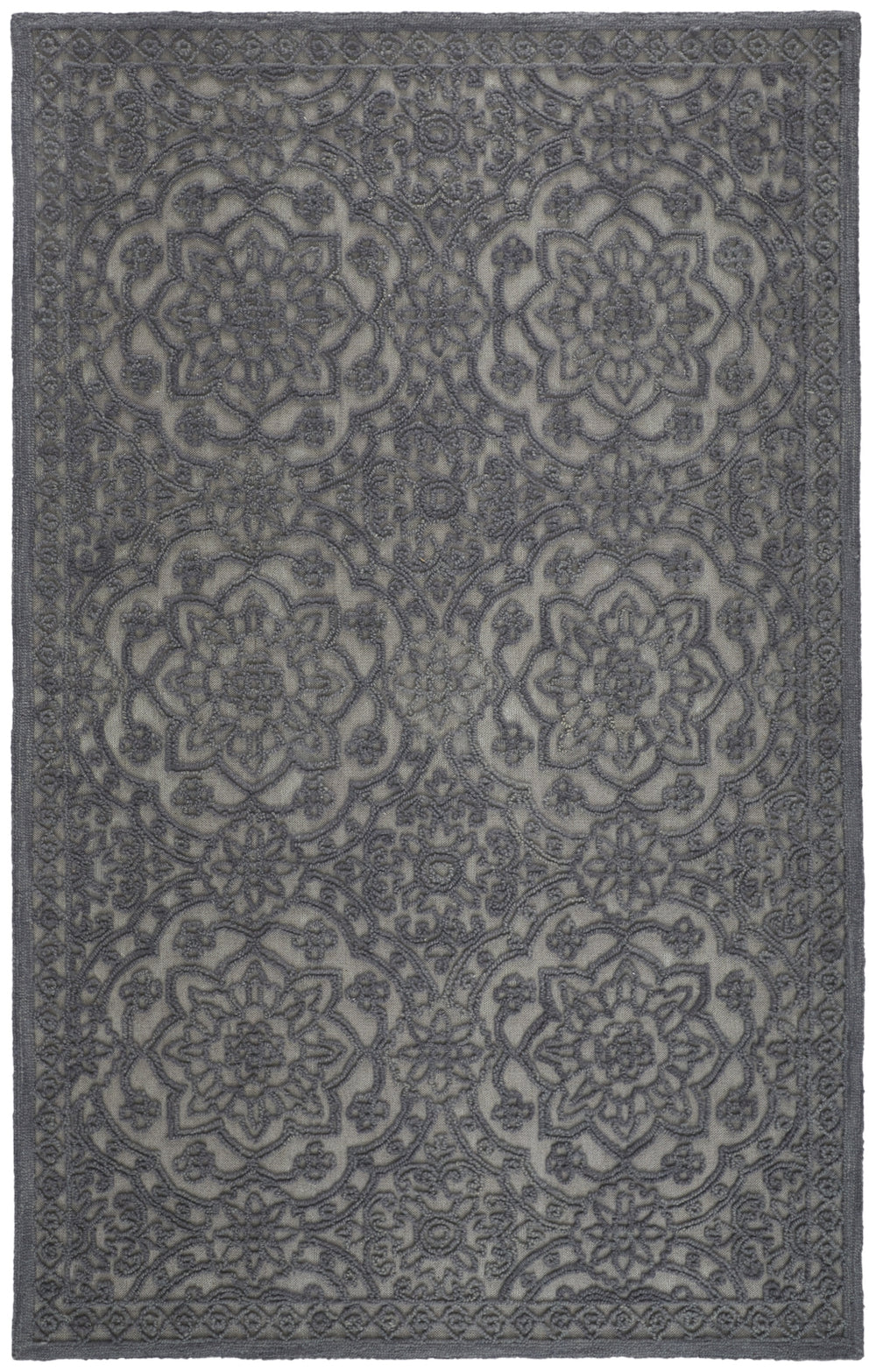 Feizy Isla I8047 Gray Area Rug