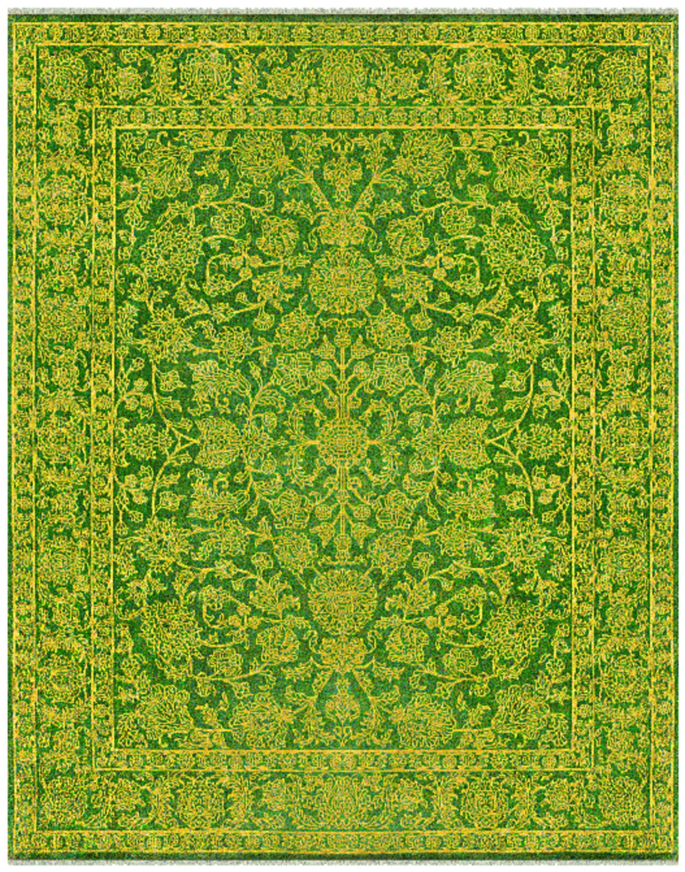 Feizy Armitage 6642F Jade/jade Area Rug