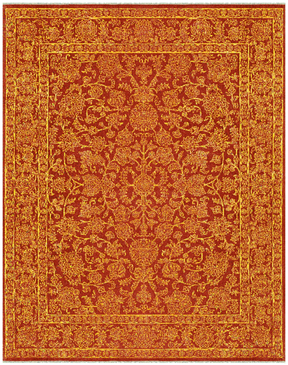 Feizy Armitage 6642F Red/red Area Rug
