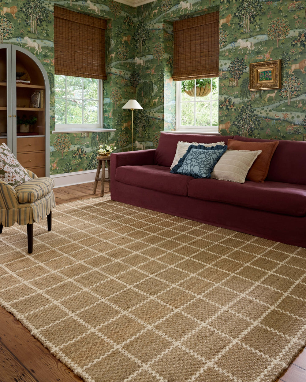 Fletcher FLE-01 Natural/Ivory Area Rug by Chris Loves Julia X Loloi Lifestyle Image Feature