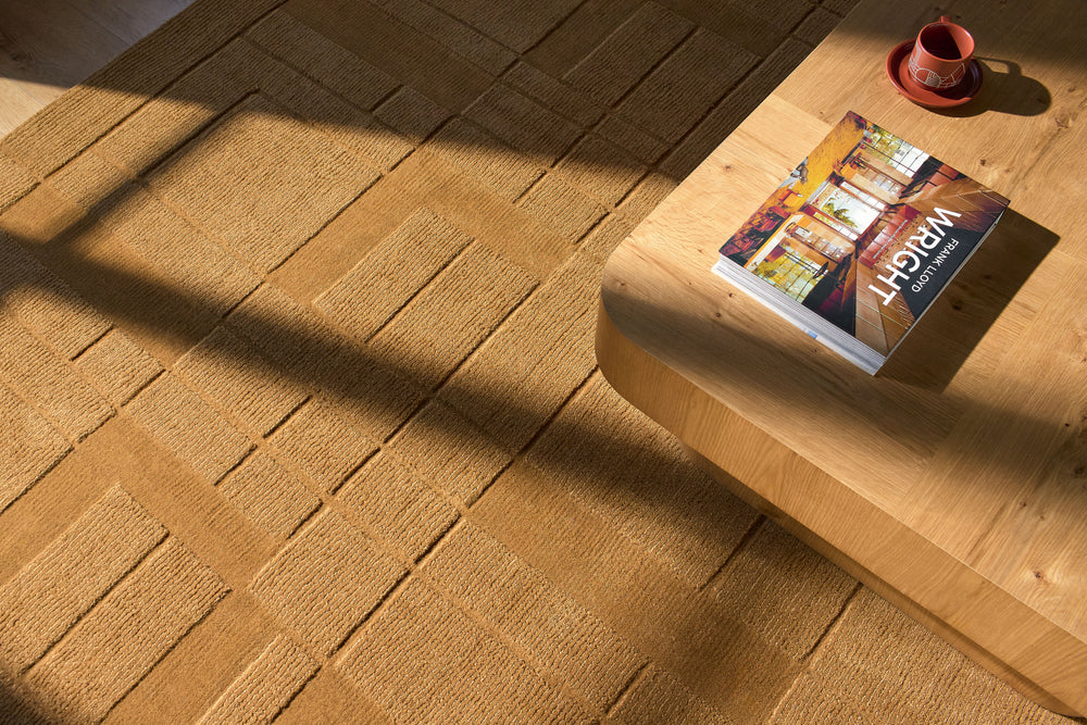 Surya Luxuries FLW-2301 Area Rug by Frank Lloyd Wright Foundation Style Shot Feature