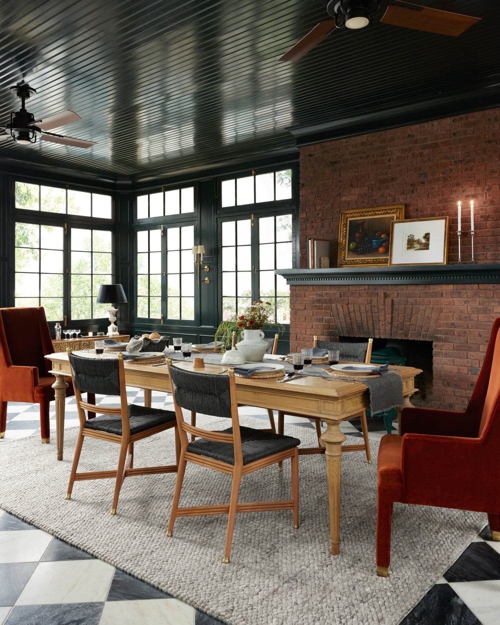 Jean Stoffer x Loloi Hendrick HEN-01 Grey Area Rug Lifestyle Image Feature