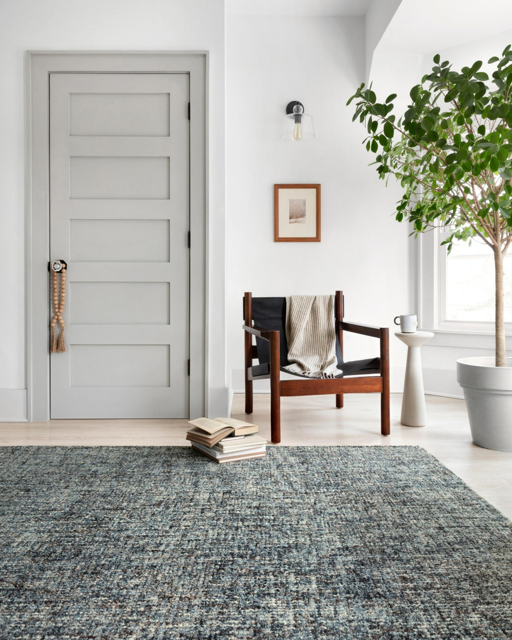 Loloi Harlow HLO-01 Denim/Charcoal Area Rug Lifestyle Image Feature