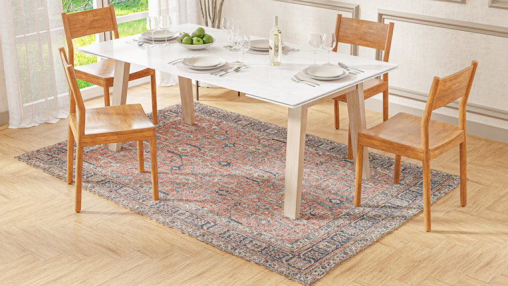 Bashian Impressions I166-NH203 Rust Area Rug Lifestyle Image Feature