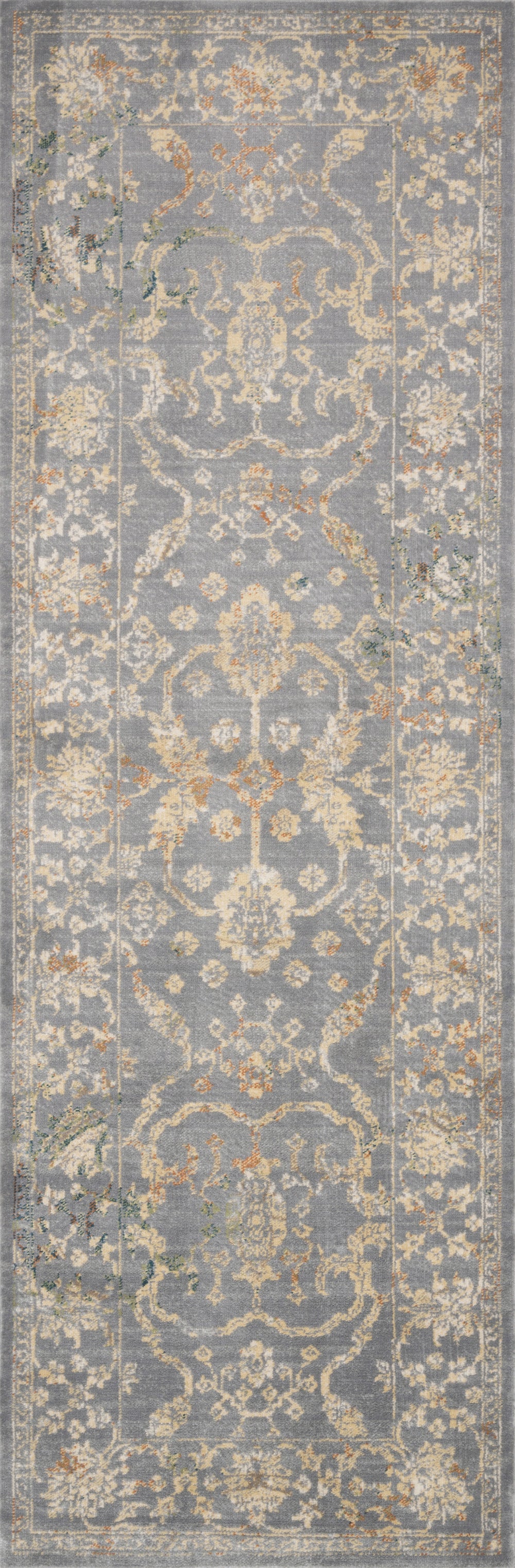 Loloi II Isadora ISA-05 Silver/Silver Area Rug Lifestyle Image Feature