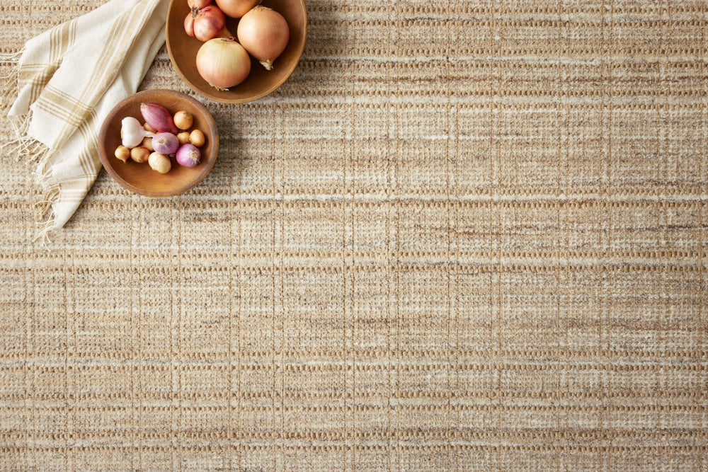 Loloi Jamie JEM-01 Natural / Sand Area Rug Lifestyle Image Feature