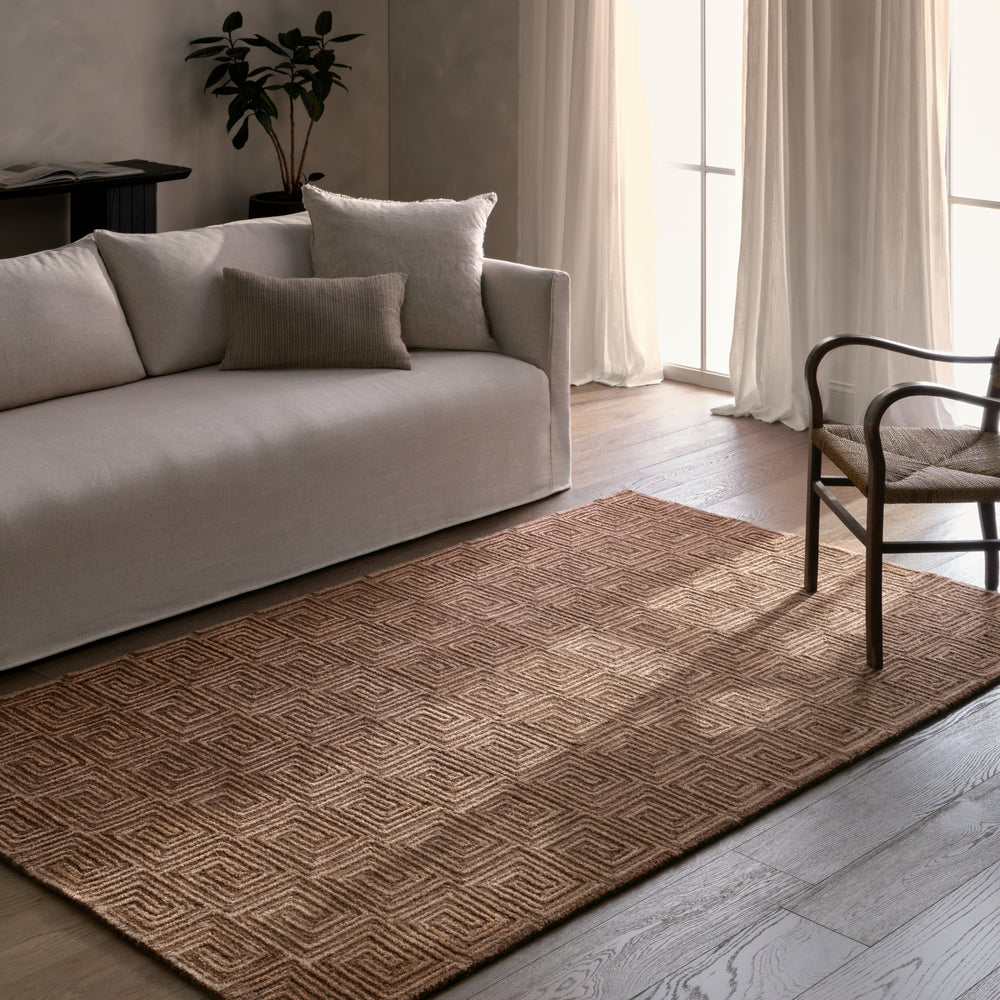 Jaipur Living Capital Harkness CAP04 Brown Area Rug Room Scene Feature