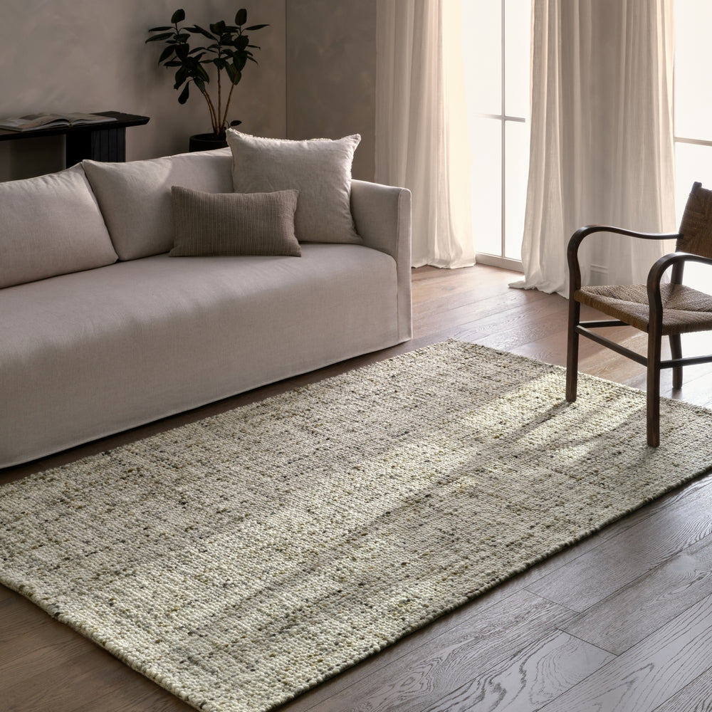 Jaipur Living Cambridge Season CMB08 Green / White Area Rug Room Scene Feature