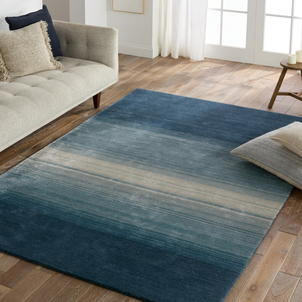 Jaipur Living Cambrian Prelude CMN02 Blue Area Rug Lifestyle Image Feature
