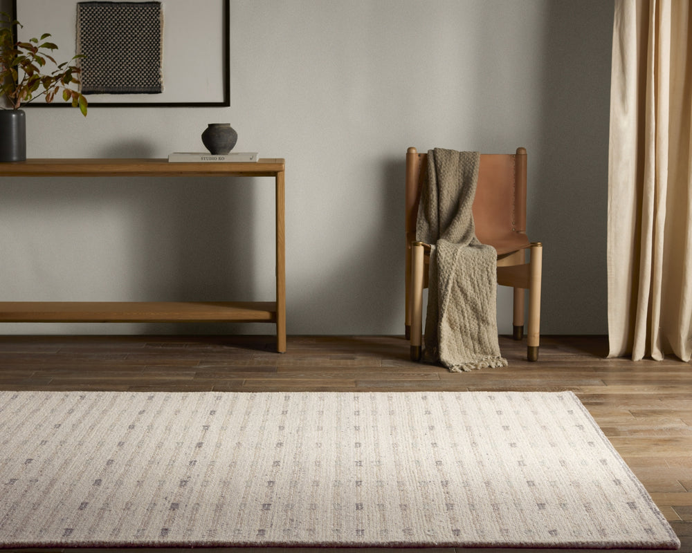 Jaipur Living Finnigan Aiker FGN01 Ivory/Taupe Area Rug by Label J Room Scene Feature