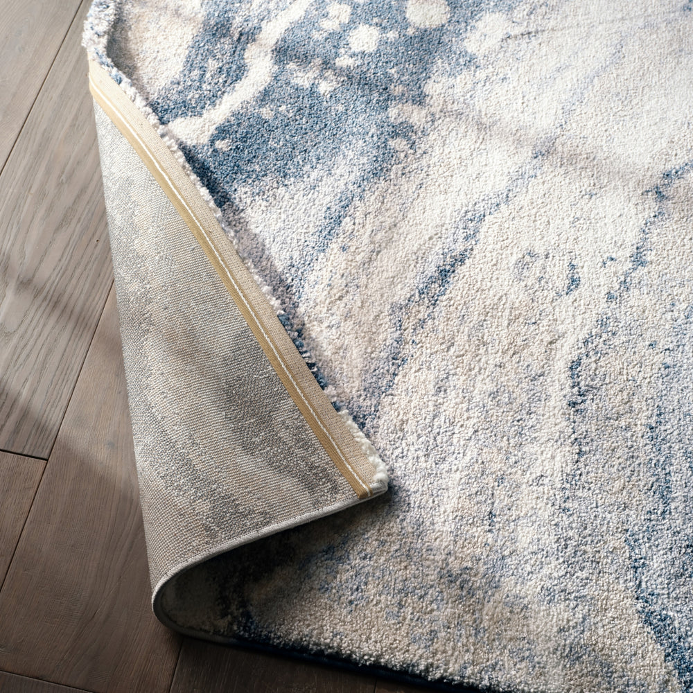 Jaipur Living Ferris Orion FRR07 Blue/Light Gray Area Rug by Vibe Lifestyle Image Feature