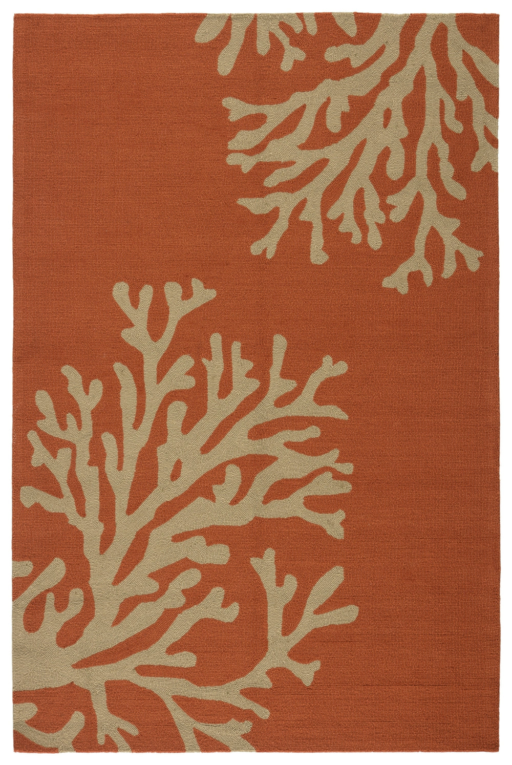 Jaipur Living Grant I-O Bough Out GD01 Orange/Taupe Area Rug