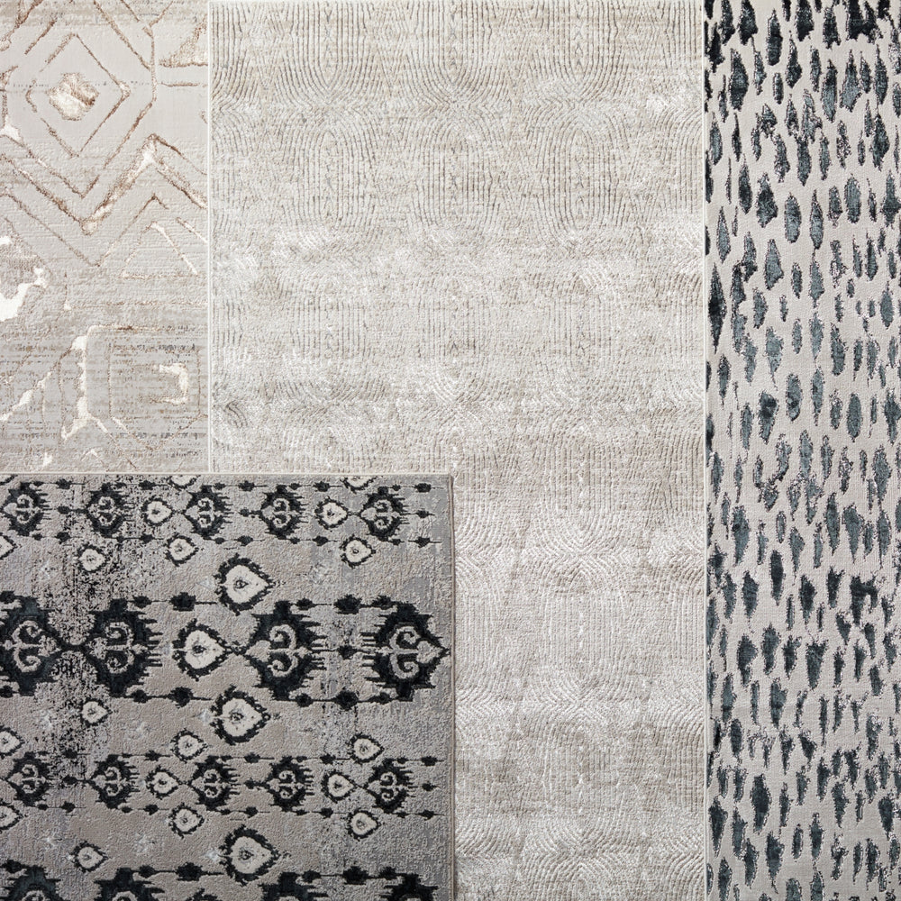 Jaipur Living Malilla By Nikki Chu Jaco MLI05 Cream/Gray Area Rug Lifestyle Image Feature