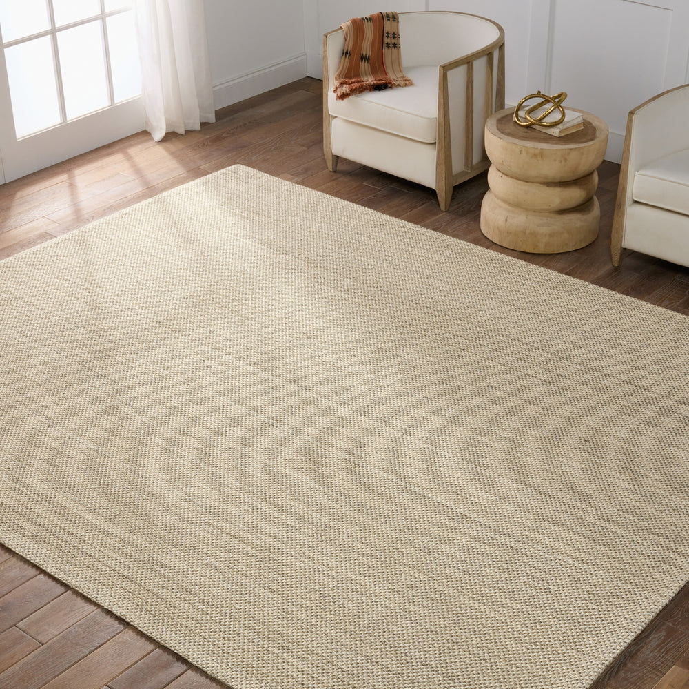 Jaipur Living Naturals Sanibel Naples NAS07 White/Taupe Area Rug Lifestyle Image Feature