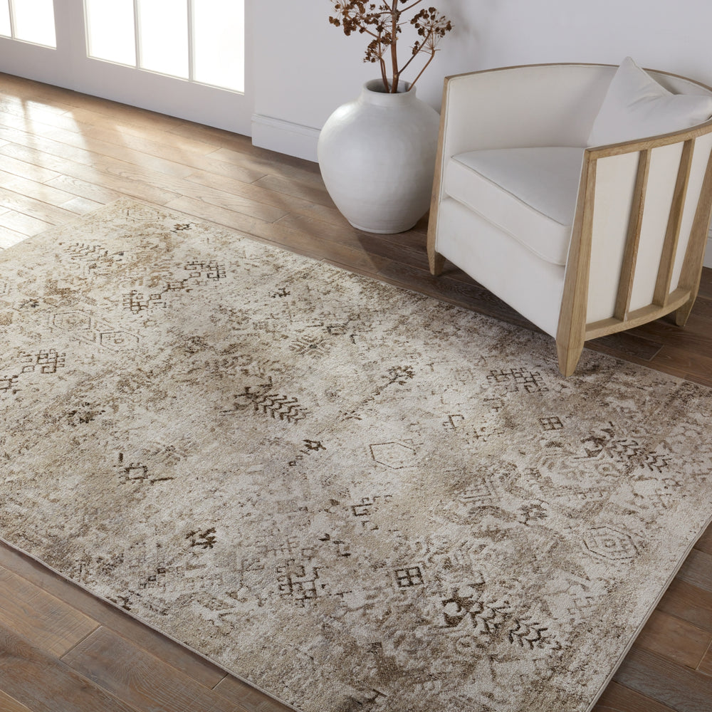 Jaipur Living Nadine Kati NDN03 Brown/Cream Area Rug by Vibe Lifestyle Image Feature