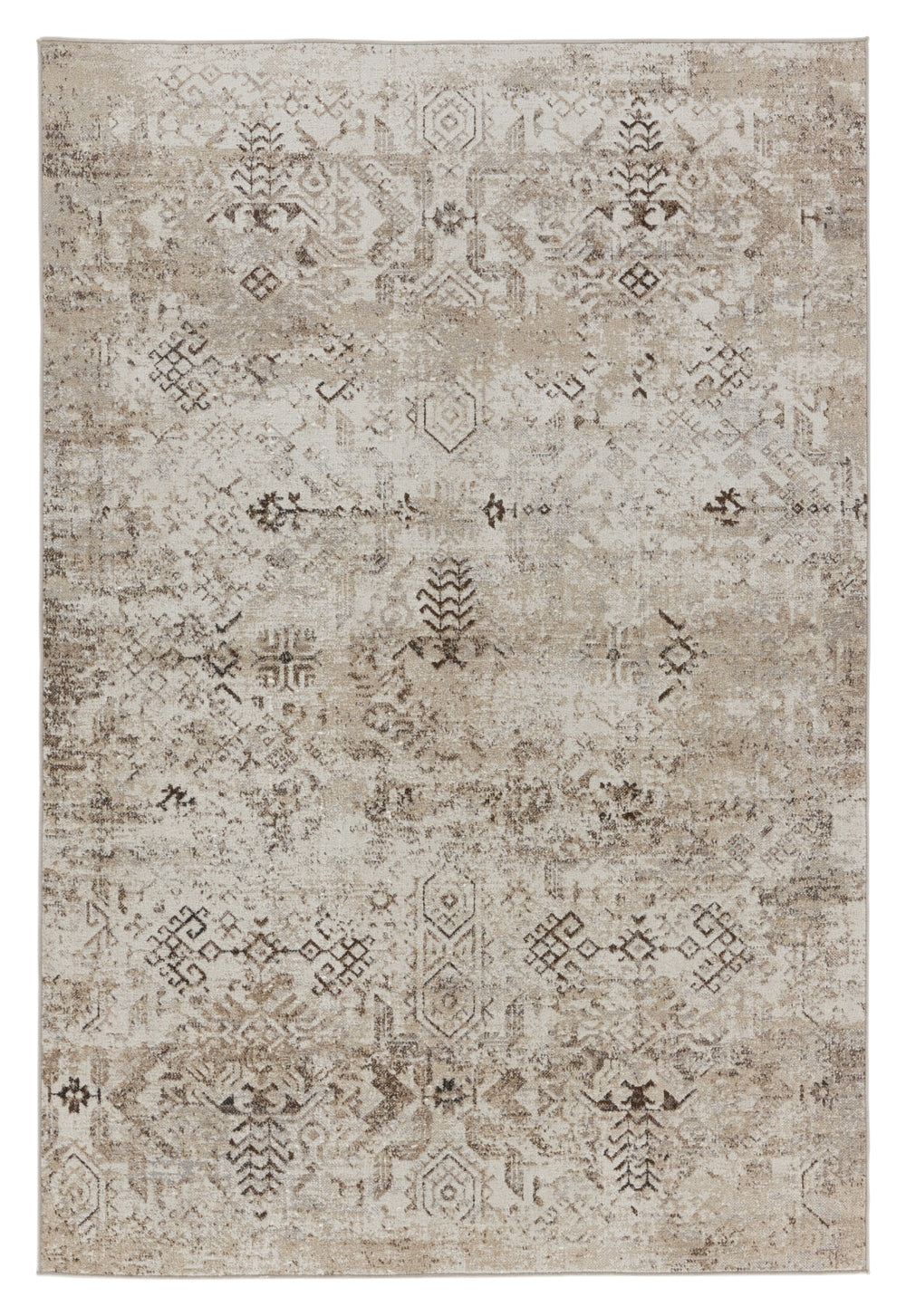 Jaipur Living Nadine Kati NDN03 Brown/Cream Area Rug by Vibe