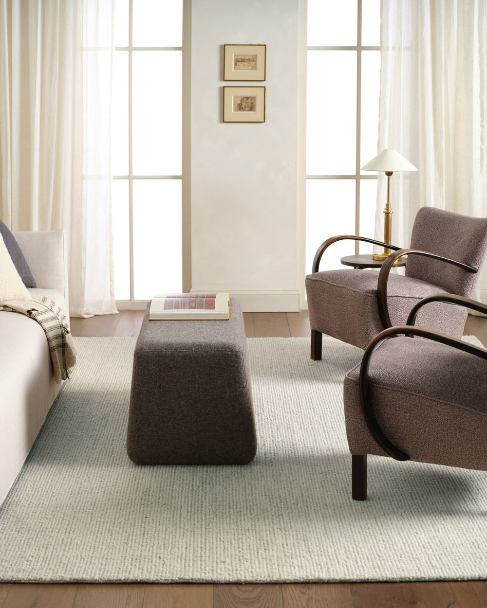 Jaipur Living Sublime Texture Korvain SBL03 Gray Area Rug by Label J Lifestyle Image Feature