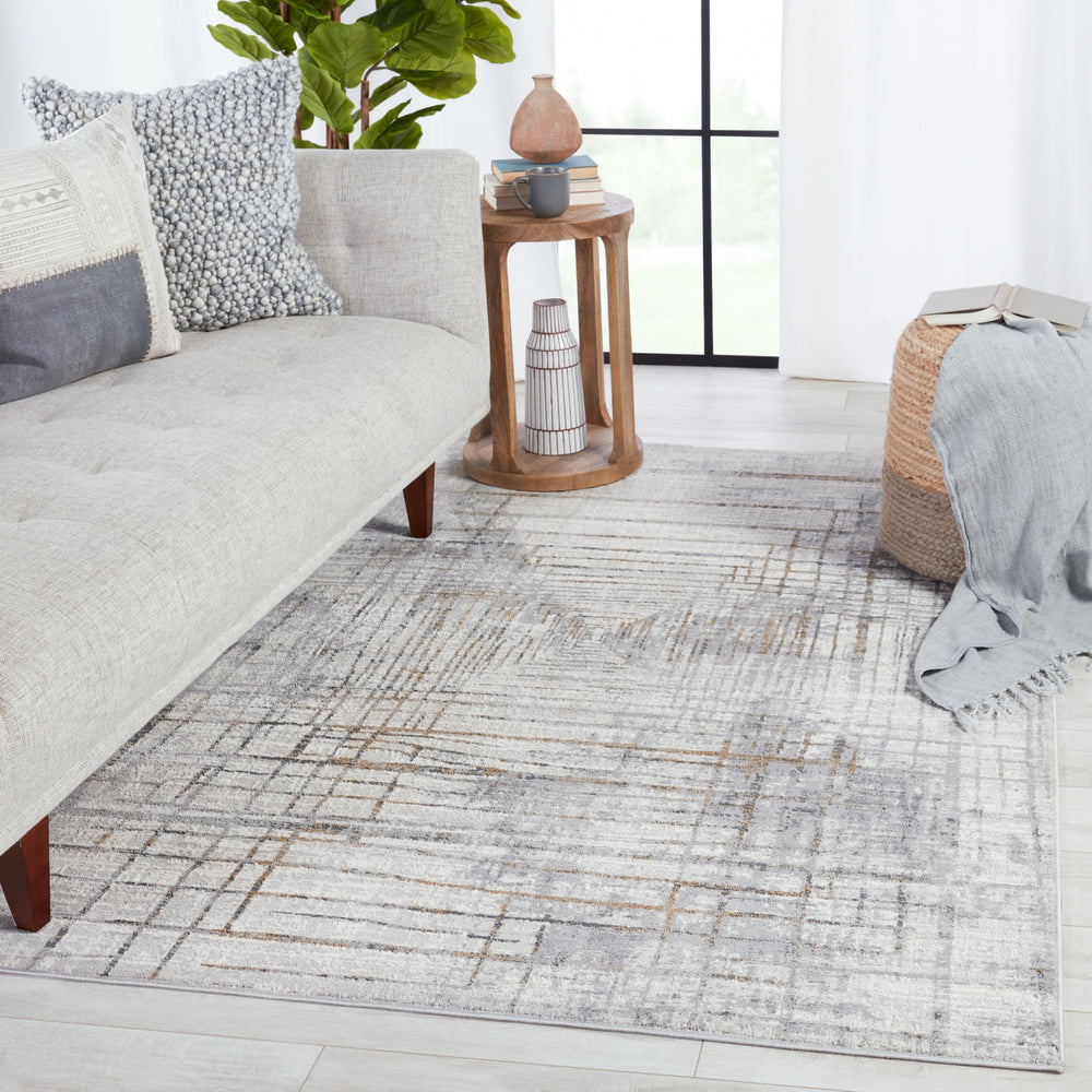 Jaipur Living Solace Toril SOC05 Gray/Gold Area Rug by Vibe Lifestyle Image Feature