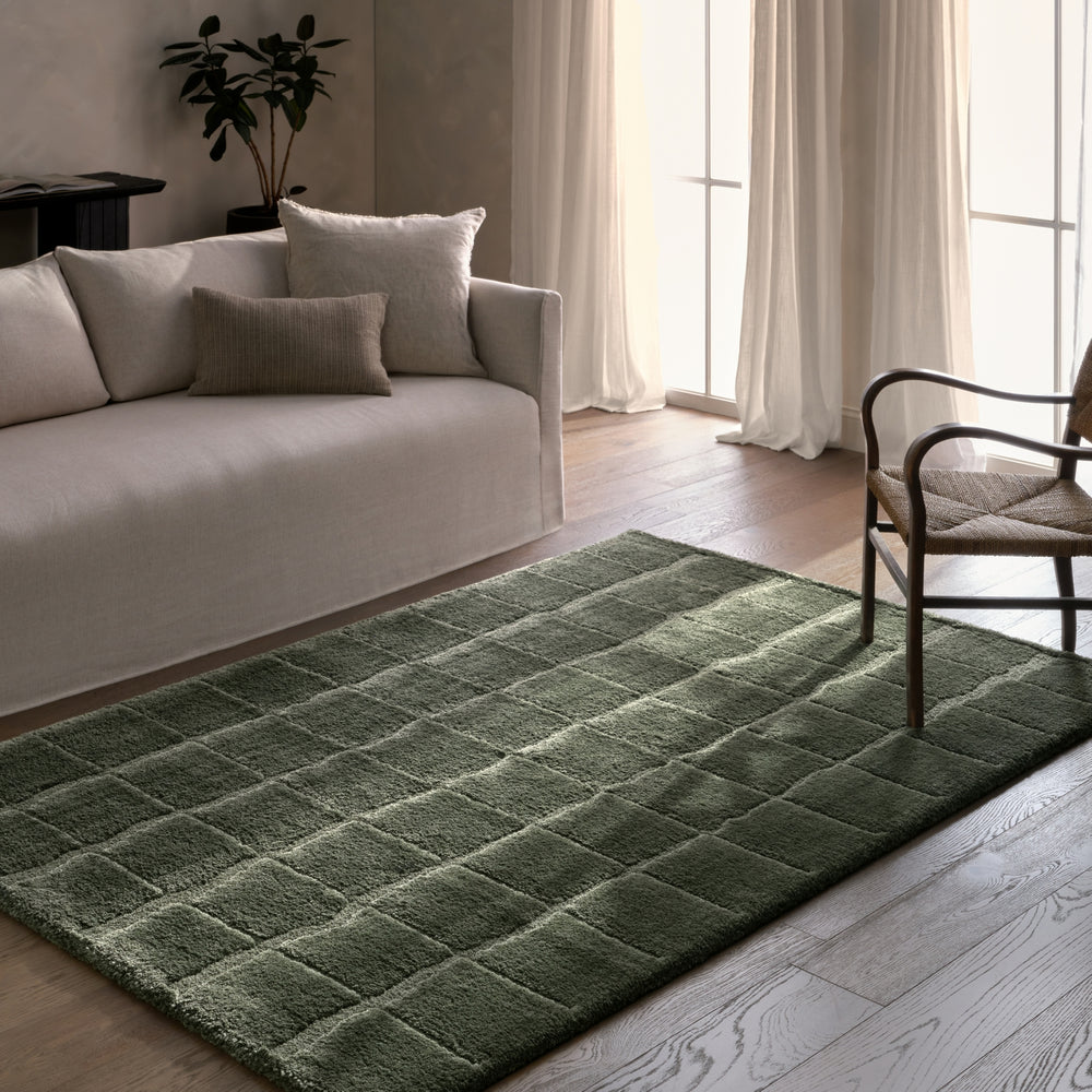 Jaipur Living Tazeka Kade TAZ07 Green Area Rug Room Scene Feature