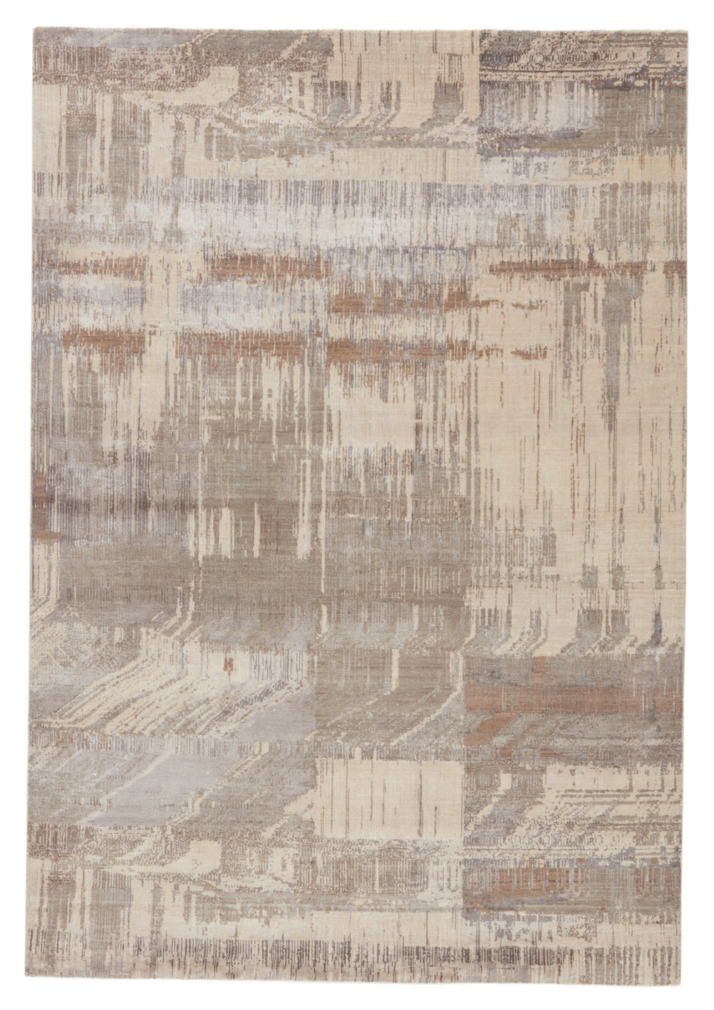 Jaipur Living Unstring by Kavi Storia UBV05 Light Gray/Tan Area Rug