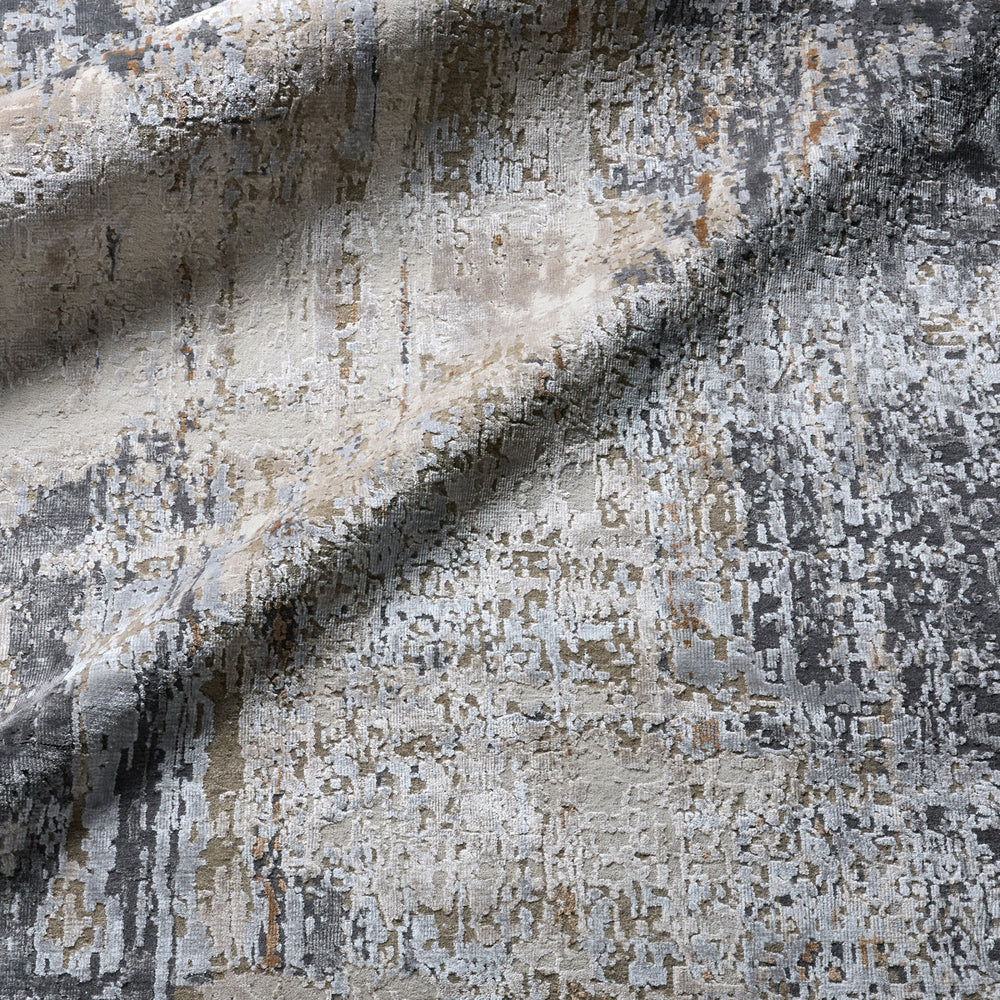 Jaipur Living Uvenuti Nadee UVT05 Gray/Taupe Area Rug Lifestyle Image Feature