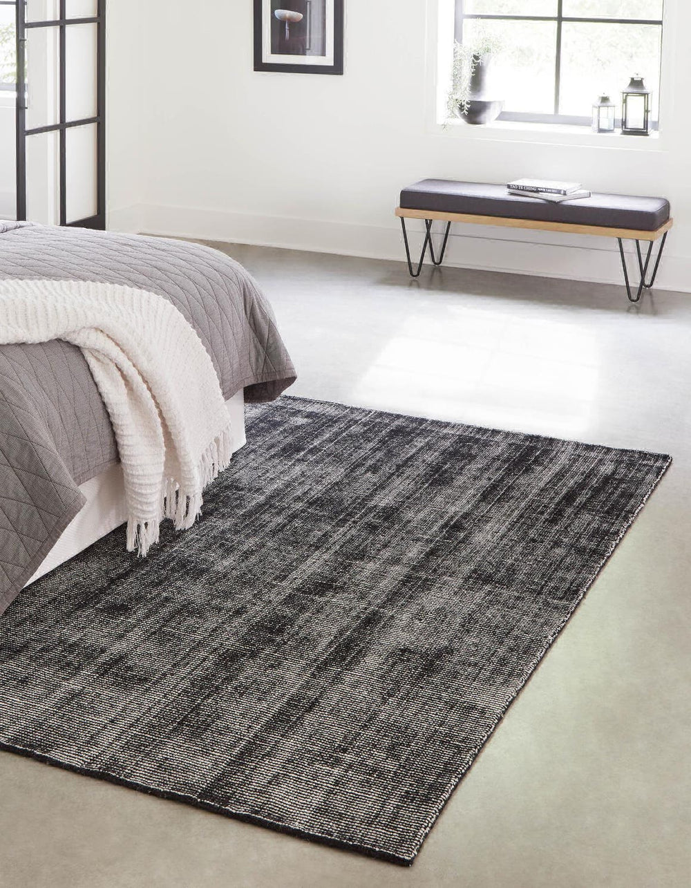 Unique Loom English Manor RET-JZEM1 Blackberry Area Rug by Jill Zarin 10' X 10' Square Lifestyle Image Feature