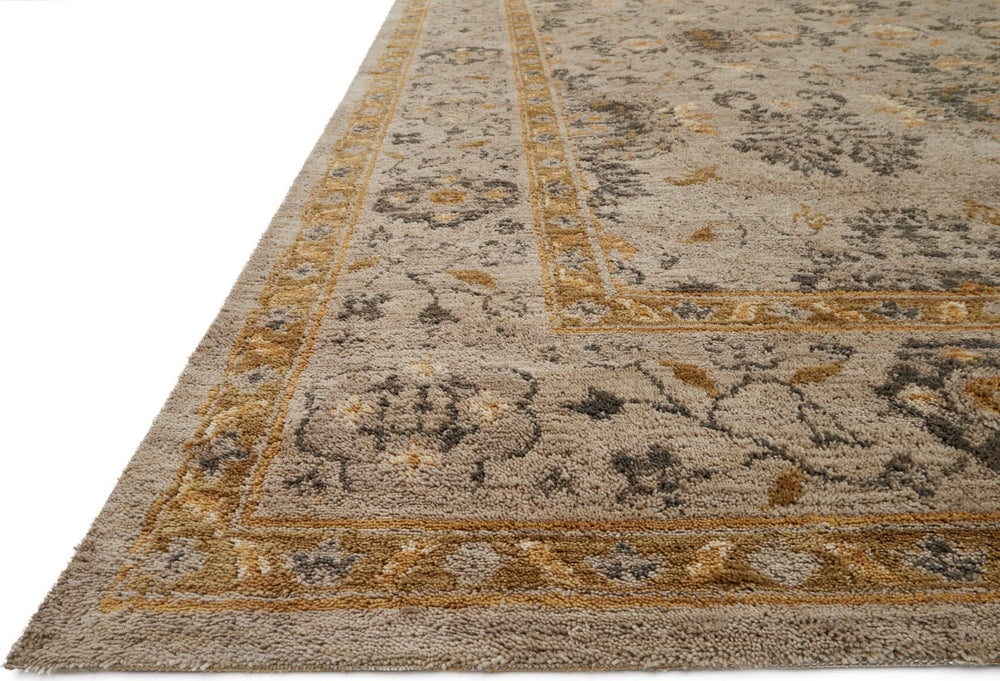 Loloi Josephine JK-02 Taupe/Taupe Area Rug Corner Feature