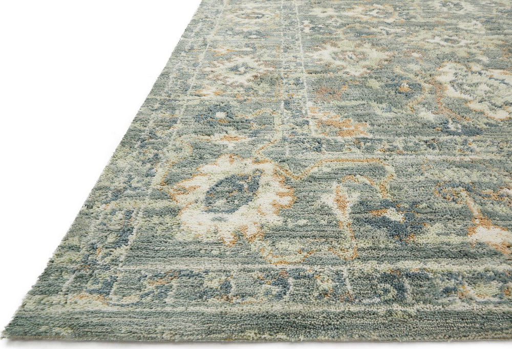 Loloi Josephine JK-03 Sea/Sea Area Rug Corner Feature