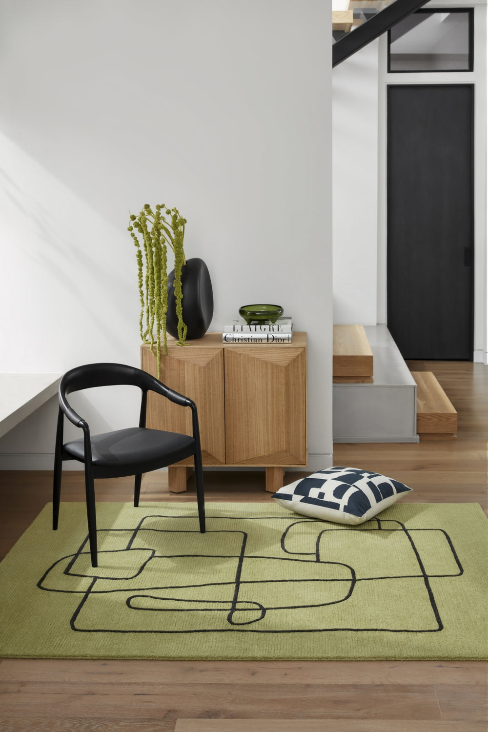 Surya Rossi JWRS-2310 Moss Area Rug by Jason Wu Room Scene Feature