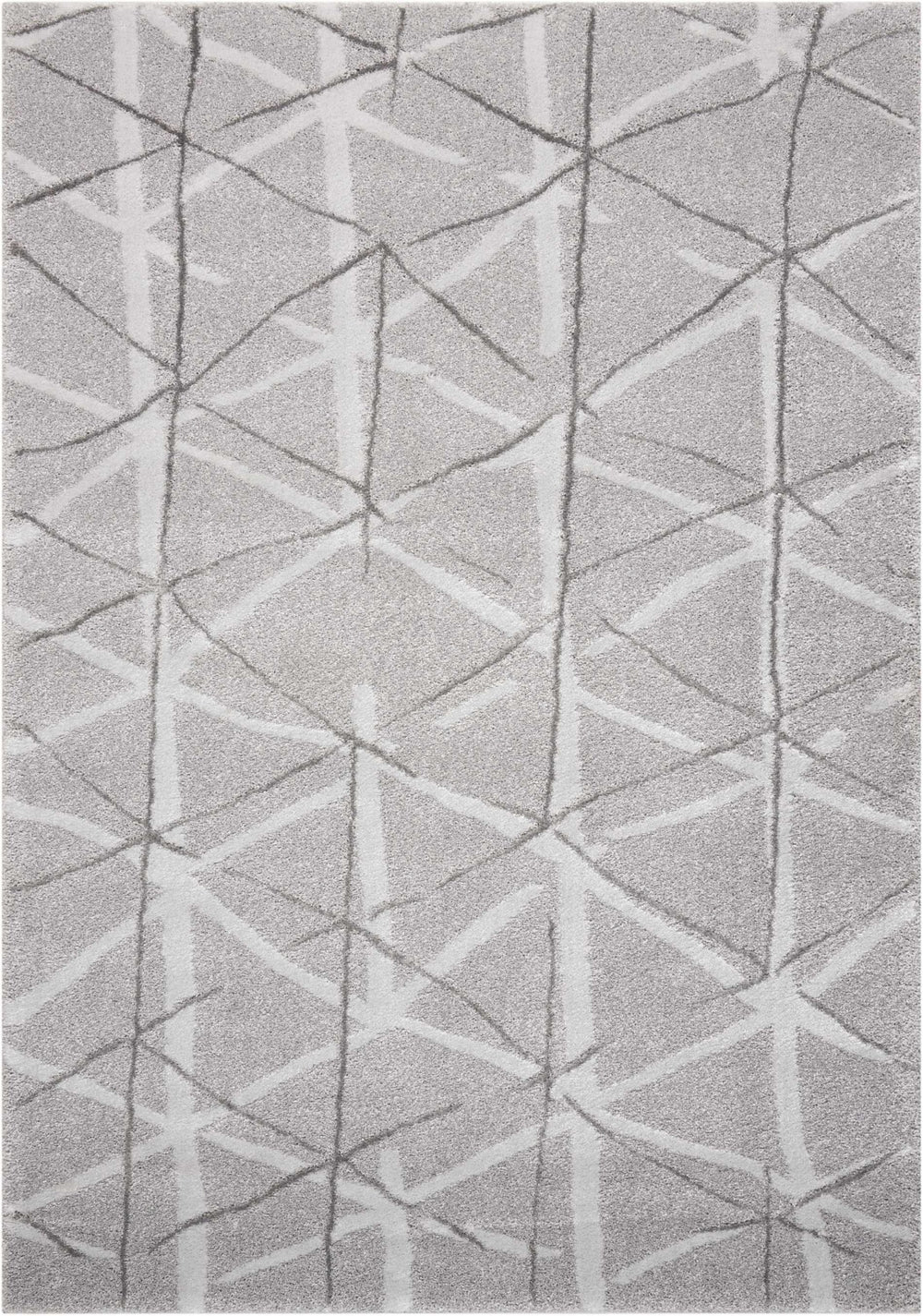 Nourison KI33 Ingenue KIH33 Silver Area Rug by Kathy Ireland