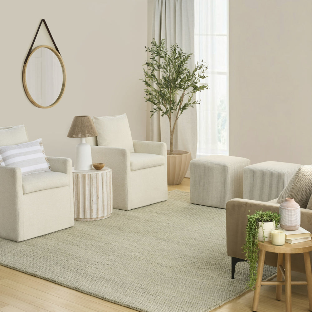 Nourison Pure Knots KNT01 Sage Area Rug by DKNY Room Image Feature