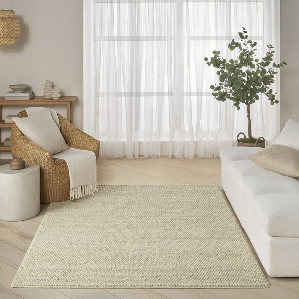 Nourison Pure Knots KNT01 Sage Area Rug by DKNY Room Image Feature