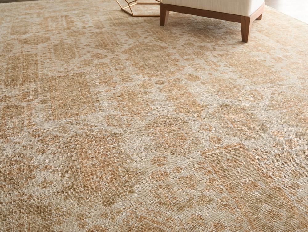 Feizy Loralai 8A67F Tan/Ivory Area Rug Lifestyle Image Feature