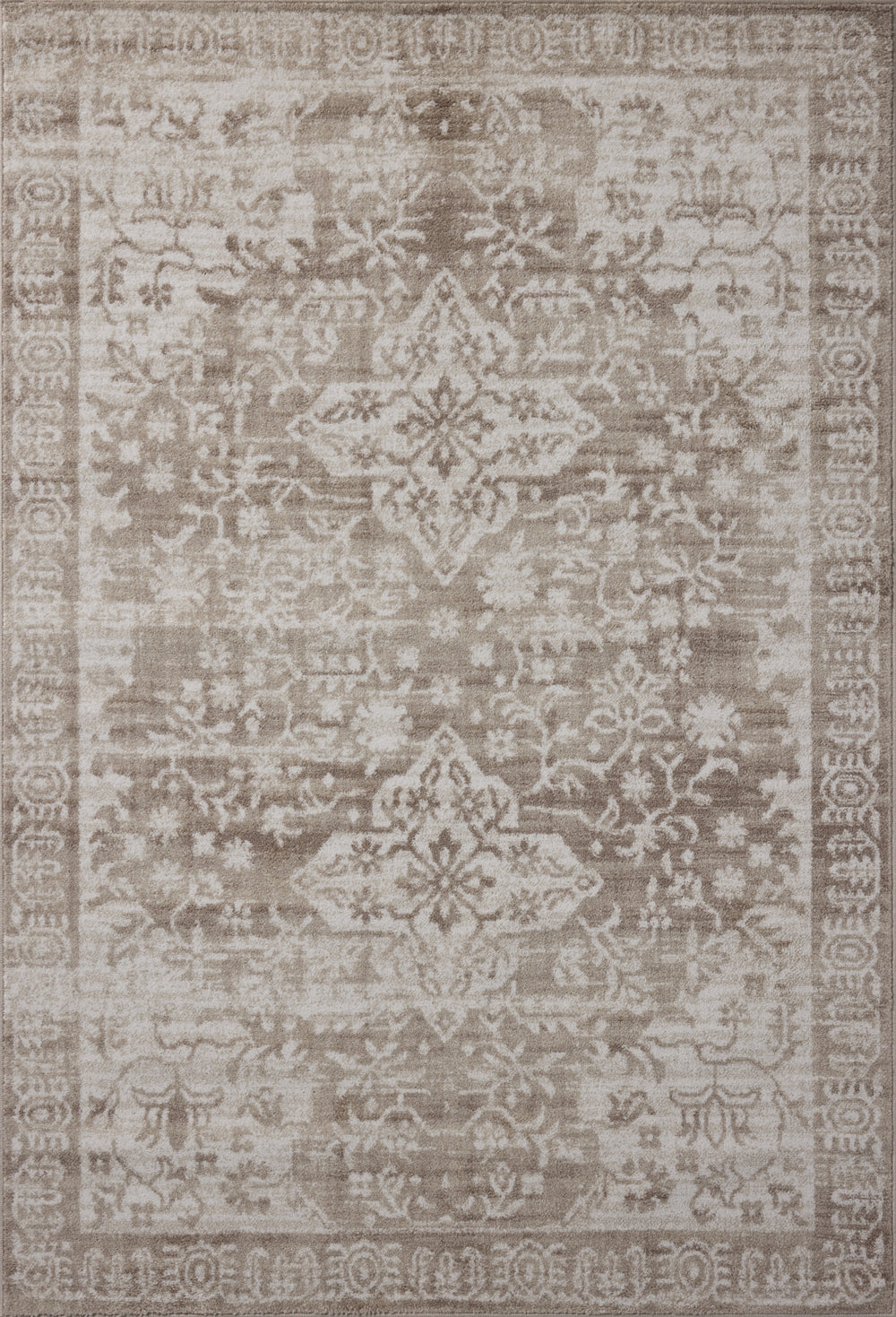 Loloi Lune LUN-05 Taupe / Ivory Area Rug