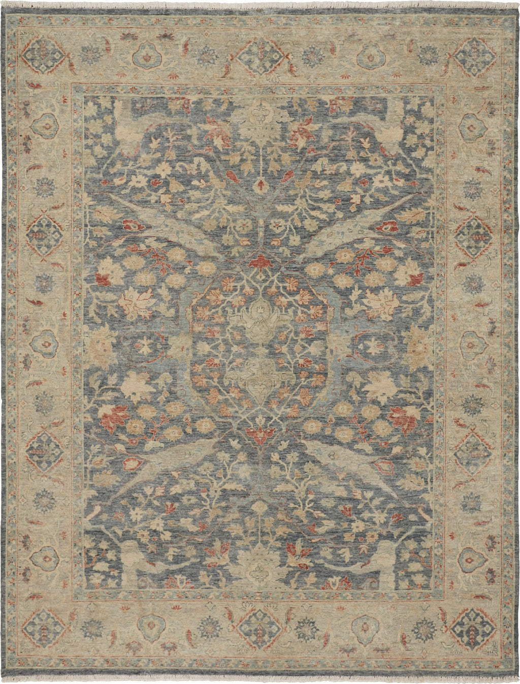 Havila Fine Rugs Mughal H1766 Blue/Multi Area Rug – Incredible Rugs and ...
