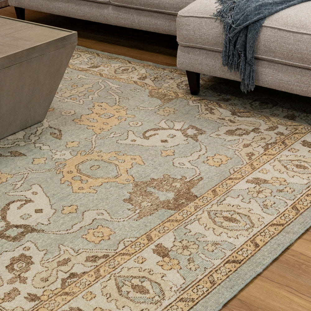 Karastan Artemisia Marguerite Blue Area Rug by Bobby Berk Lifestyle Image Feature