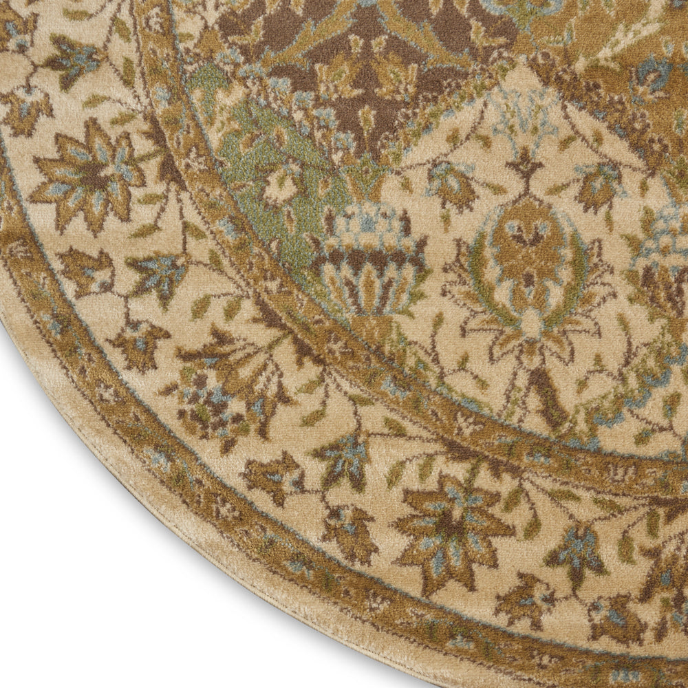 Nourison Modesto MDS04 Beige Area Rug Room Image Feature