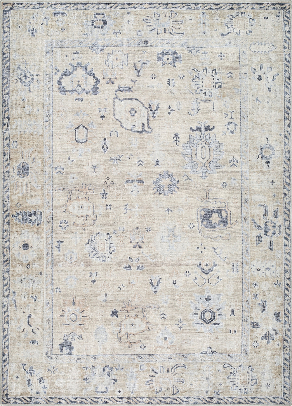 Livabliss Marlon MLO-2306 Light Beige Area Rug