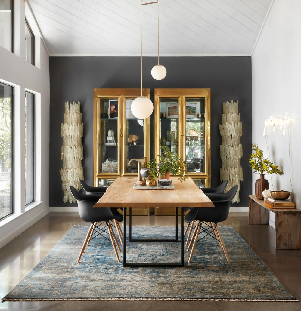 Loloi New Artifact NA-01 Ash/Blue Area Rug Lifestyle Image Feature