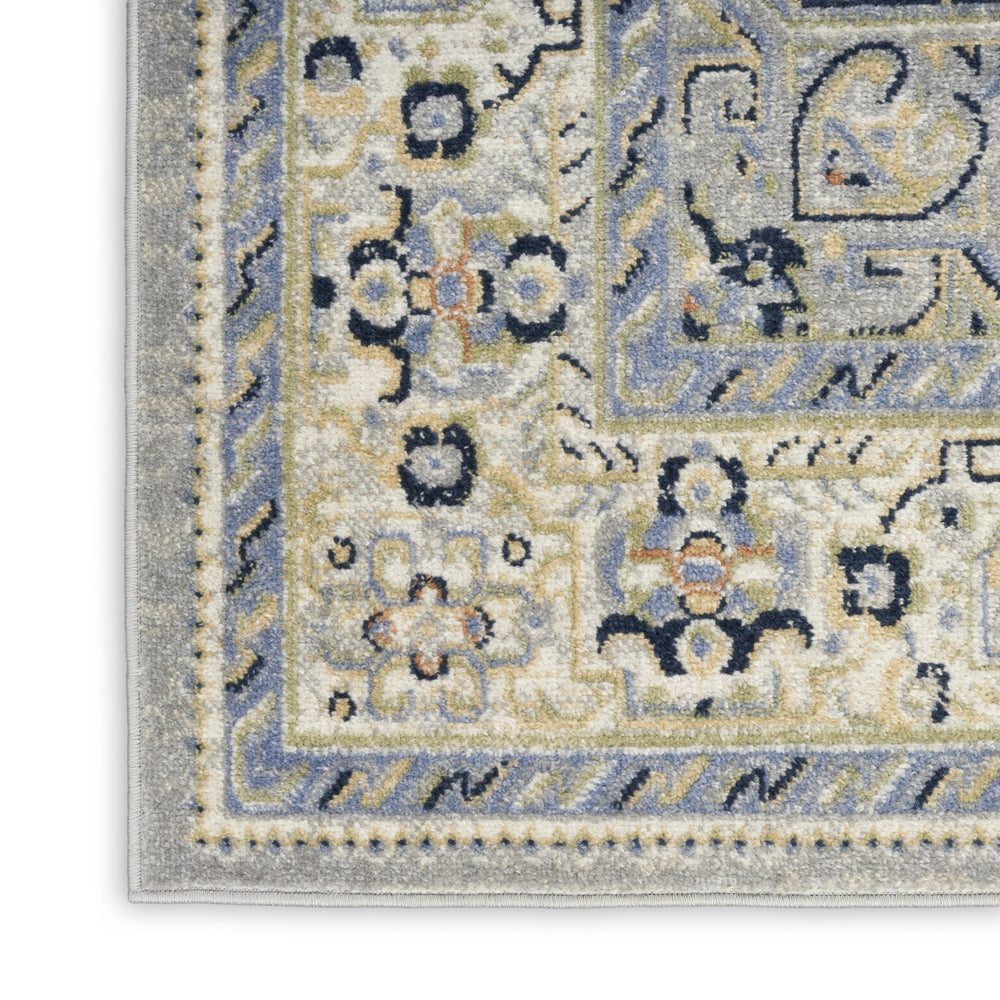Nourison Essentials Persian NRE07 Blue Area Rug