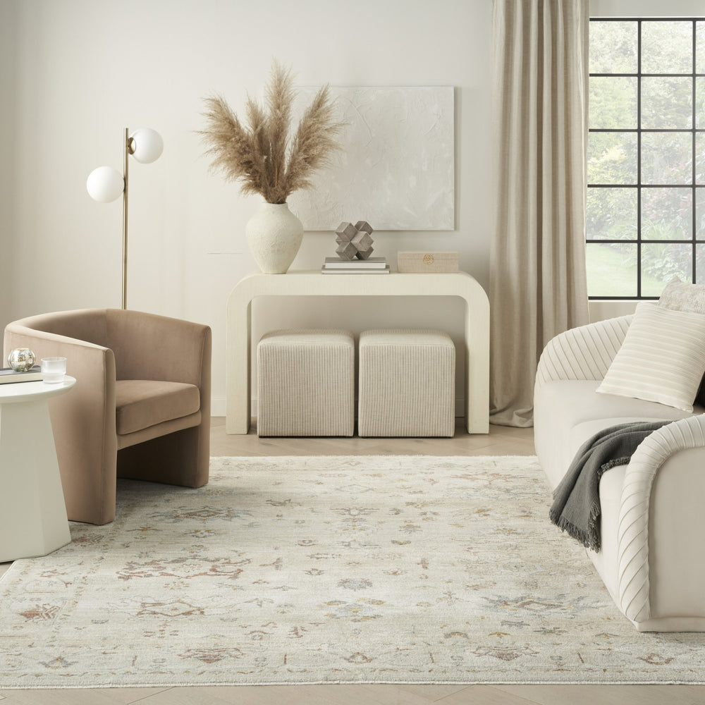 Nourison Oases OAE02 Beige Area Rug by Home Room Image Feature