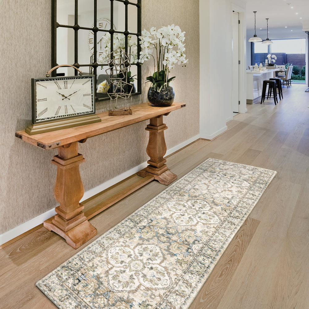 Oriental Weavers Andorra 9818G Beige/Ivory Area Rug Runner Image Feature