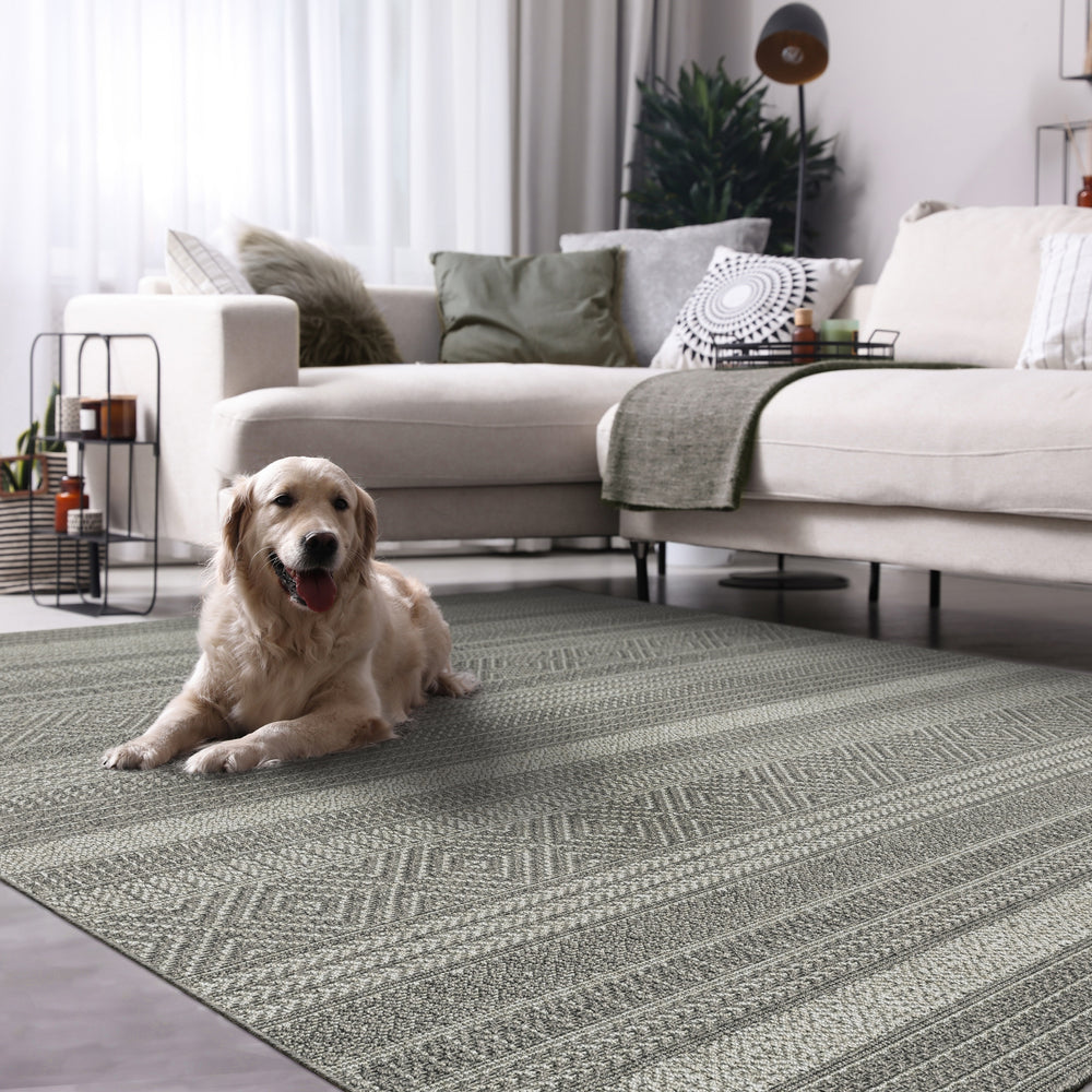 Oriental Weavers Caicos CA06A Grey/Grey Area Rug Lifestyle Image Feature