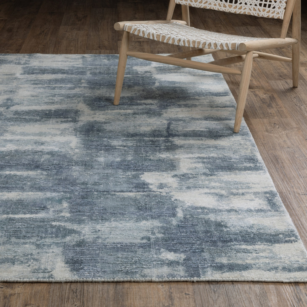 Oriental Weavers Clarke CLA07 Blue/ Ivory Area Rug Lifestyle Image Feature
