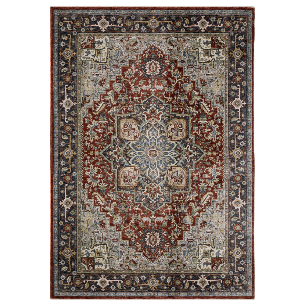 Oriental Weavers Eliana ELI11 Red/Blue Area Rug