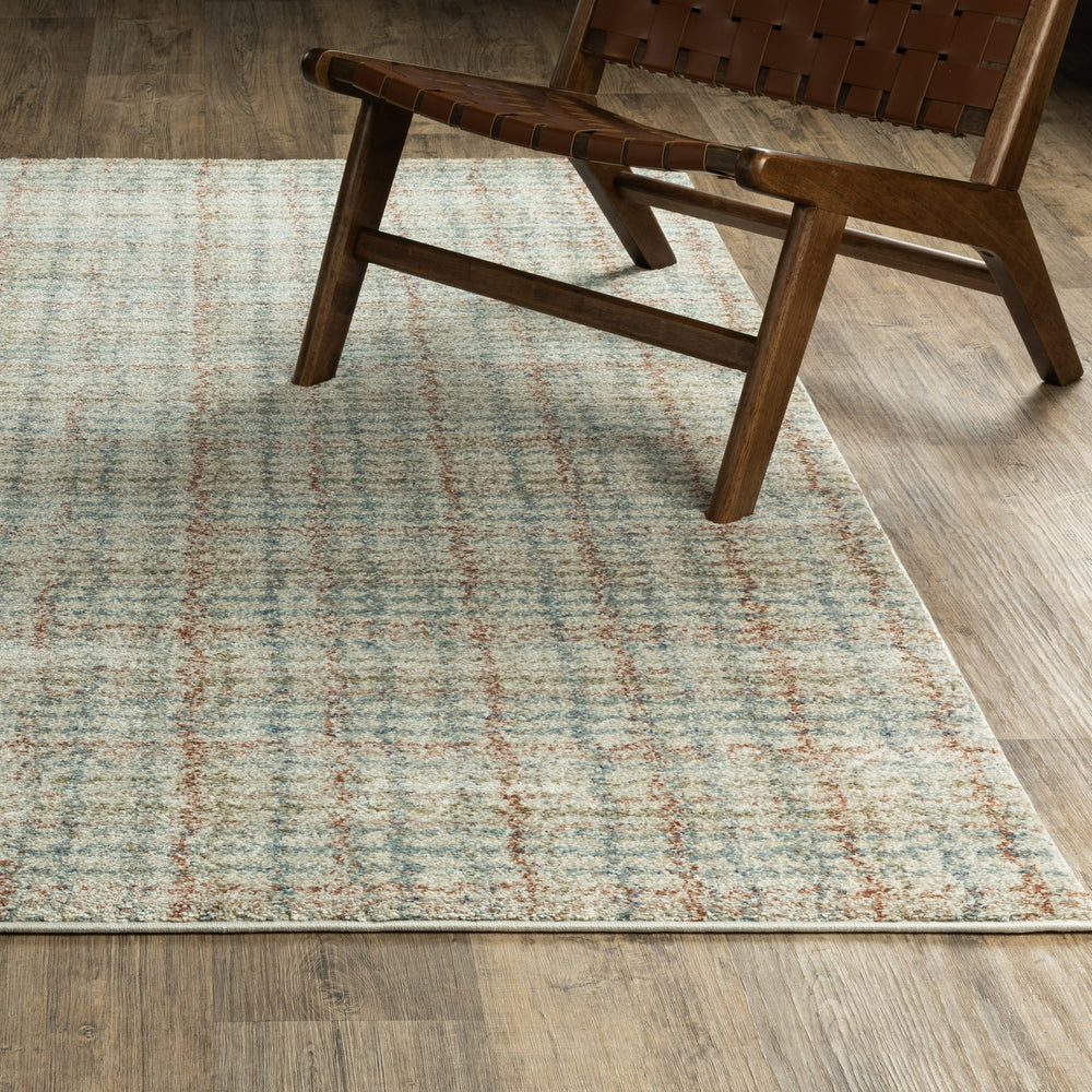 Oriental Weavers Gemma GEM05 Rust / Green Area Rug Lifestyle Image Feature