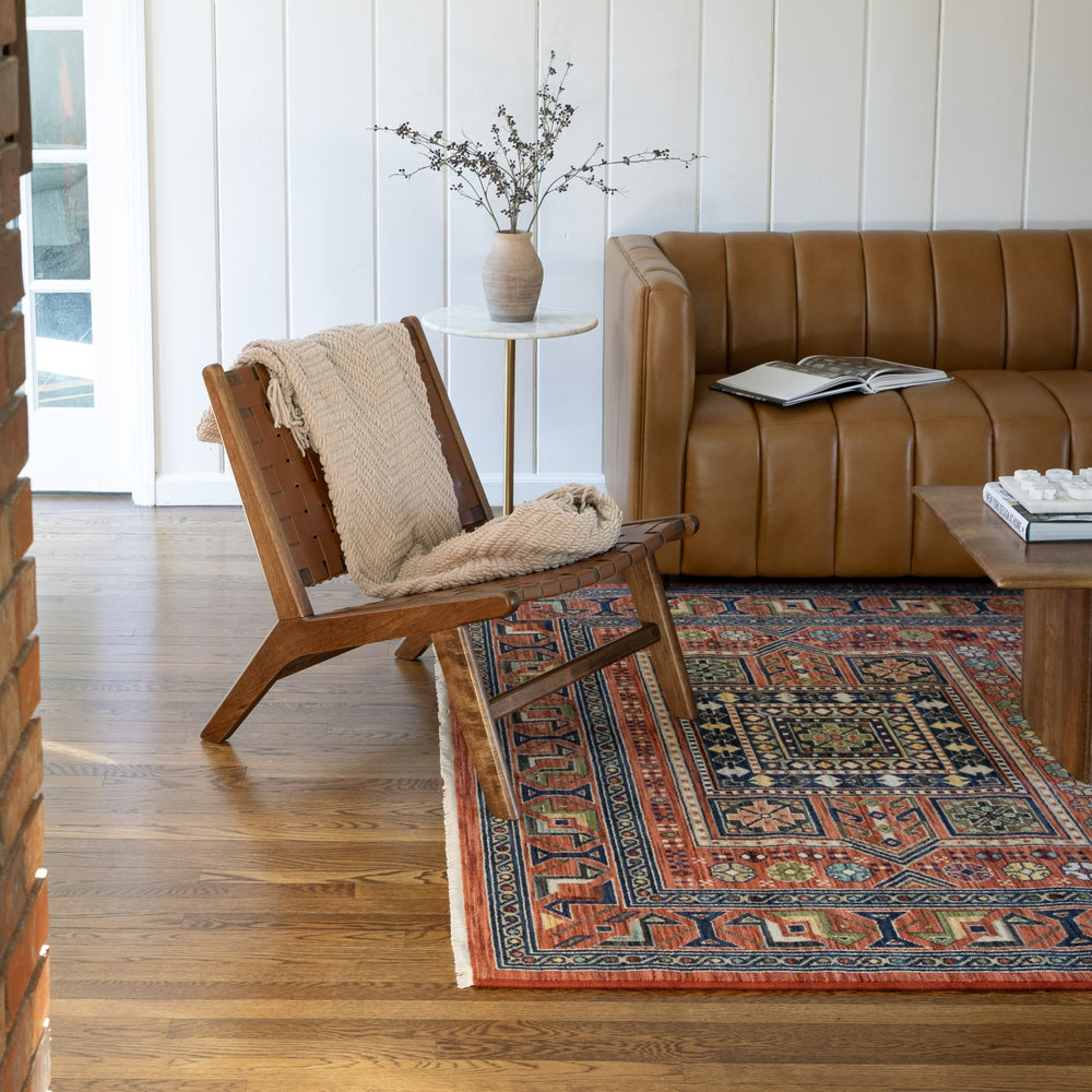 Oriental Weavers Lilihan 002C6 Red/Multi Area Rug Lifestyle Image Feature